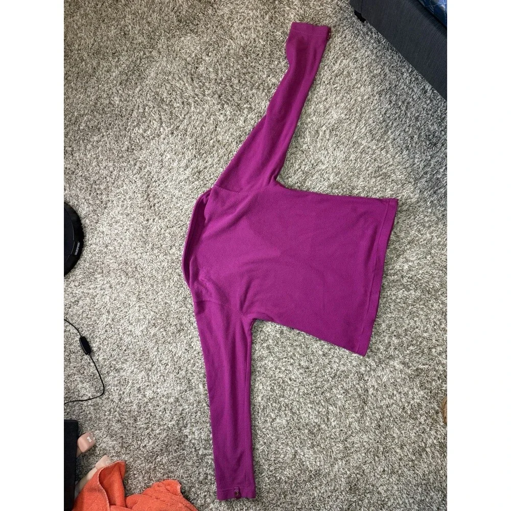The North Face Girls TKA 100 Glacier Full Zip Fleece Jacket Fuchsia Purple Med
